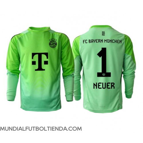 Camiseta Bayern Munich Manuel Neuer #1 Portero Primera Equipación Replica 2025-26 mangas largas